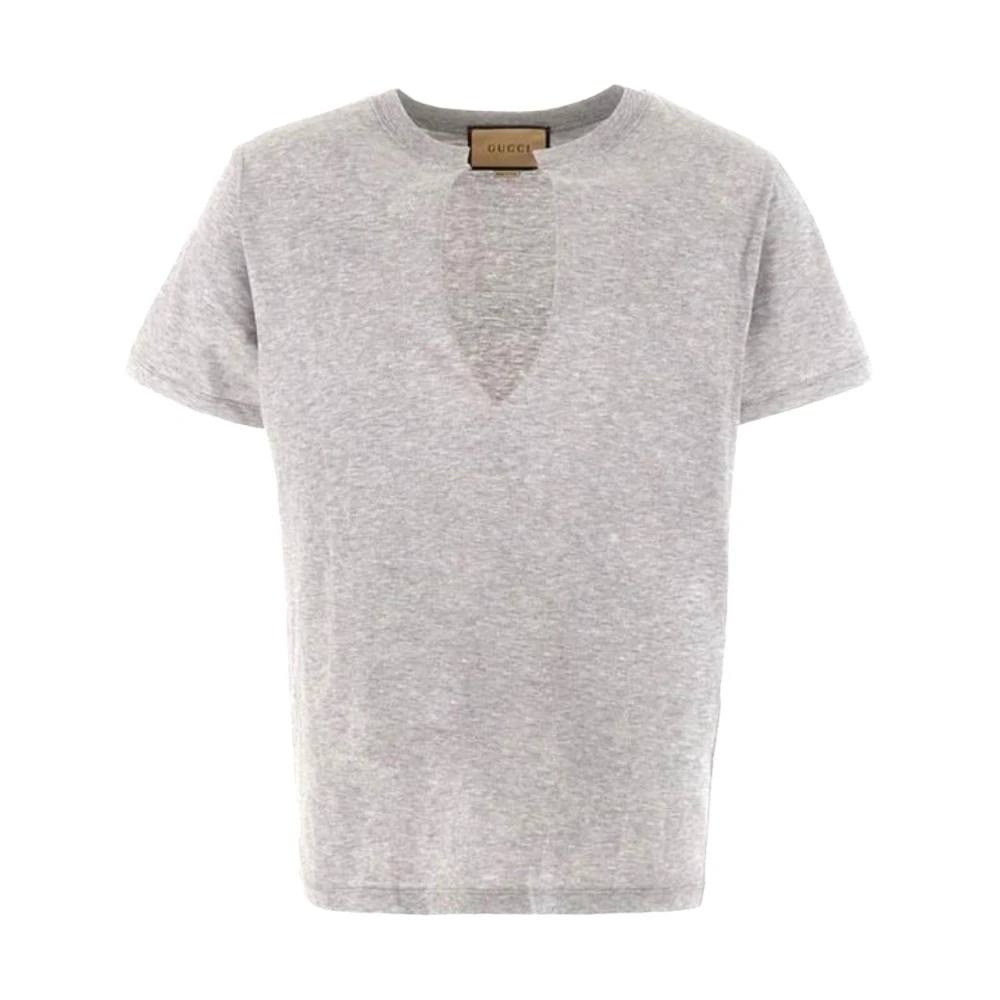 Gucci Casual Katoenen T-shirt Gray Heren