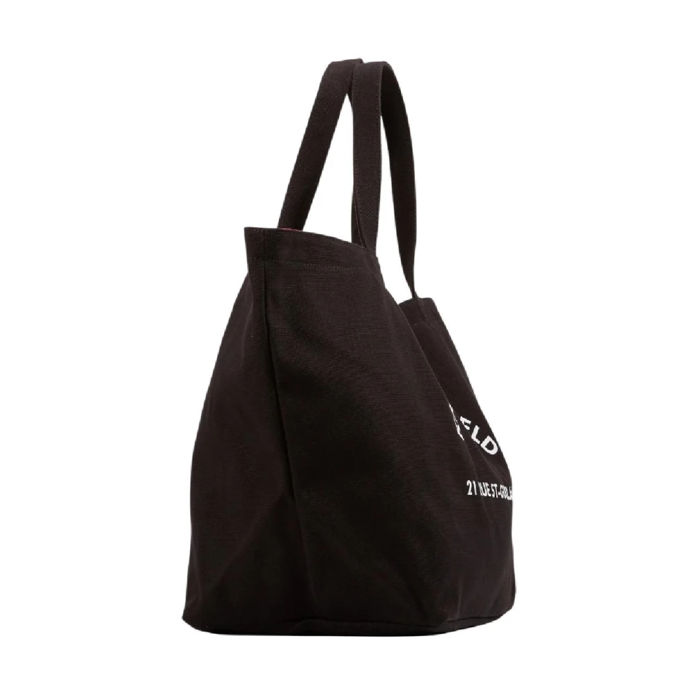 Karl Lagerfeld Canvas Shopper Tas Black Dames