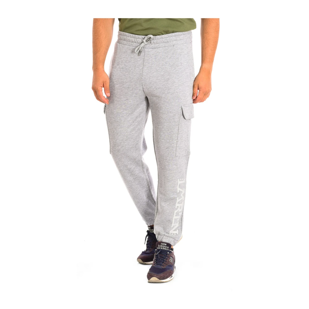 La Martina Men's Gray Comfortable And Versatile Jogger Sports Trousers - Sweatpants - M - Trousers