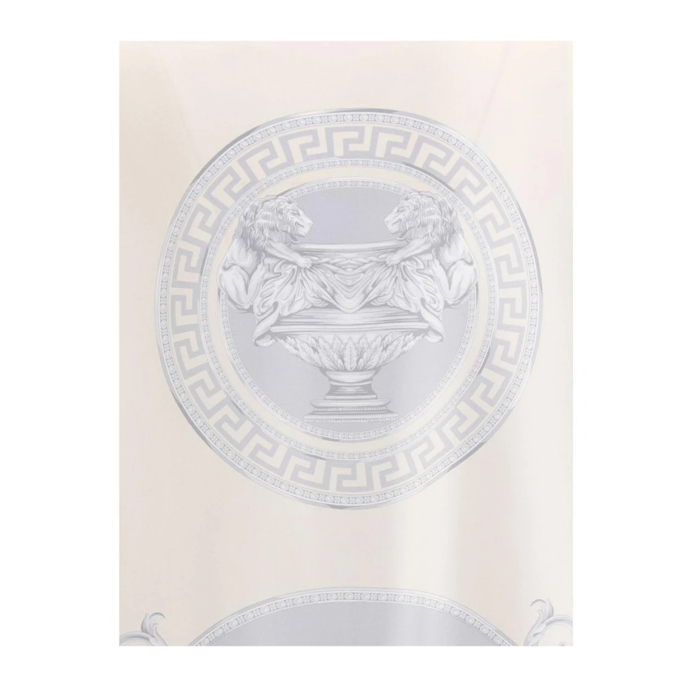 Versace Barok Print Zijden Overhemd Multicolor Dames