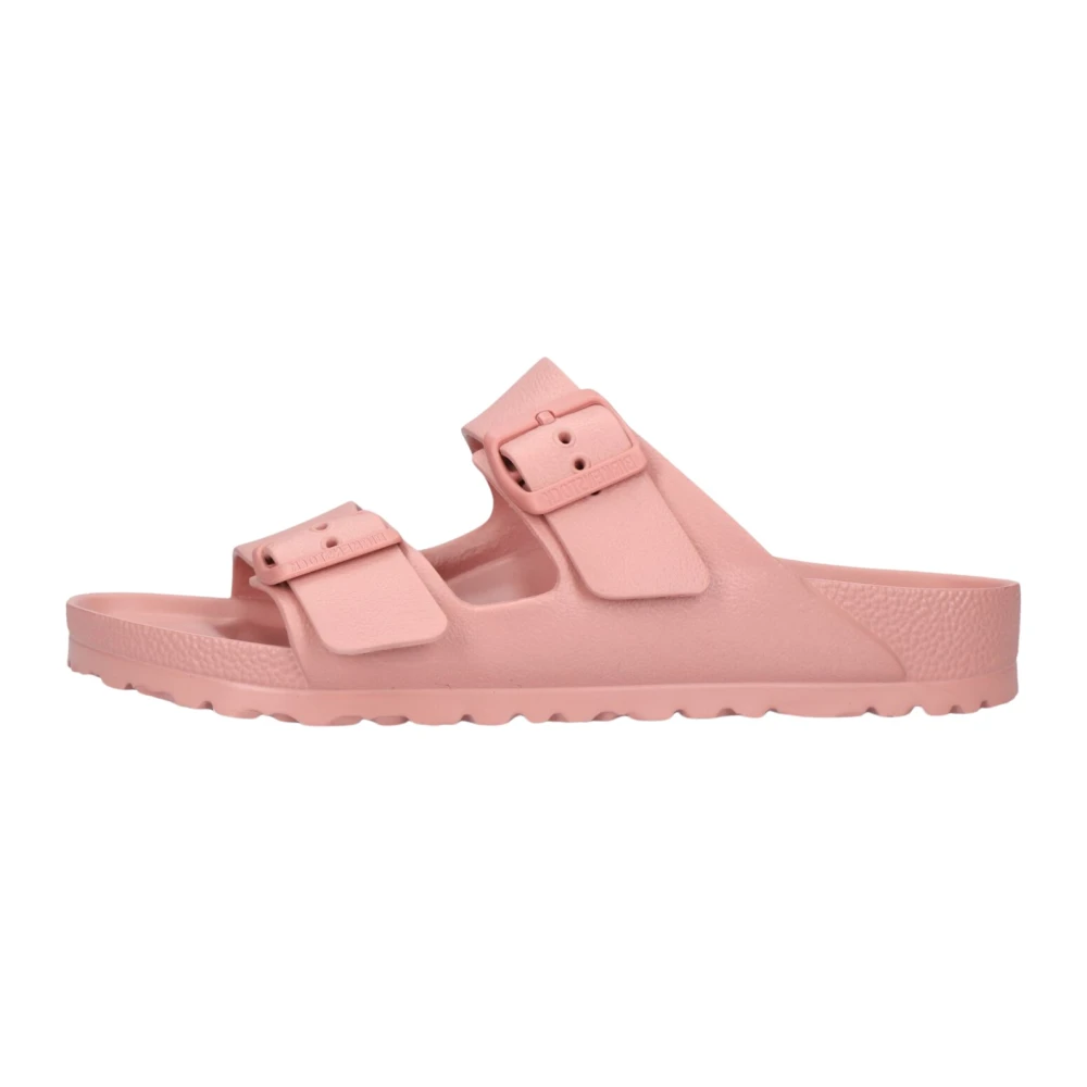 Birkenstock Women's Pink Sliders, 7 Uk, Arizona Big Buckle Eva