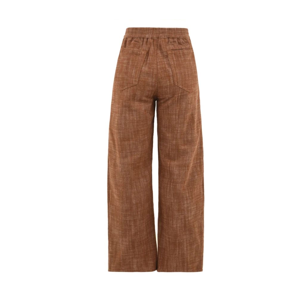 Attic and Barn Cortina Broeken voor Vrouwen Brown Dames