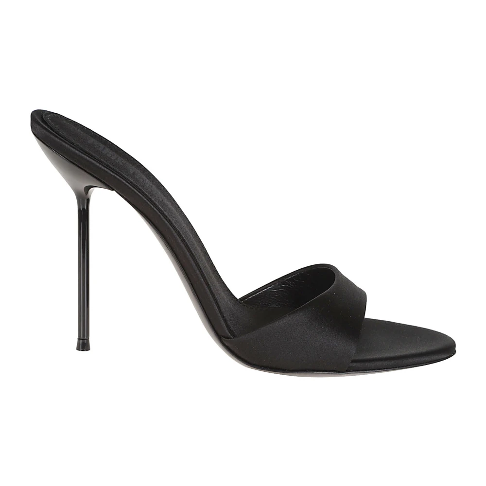 Paris Texas Women's Black Heeled Mules, 7 Uk, Lidia Mule