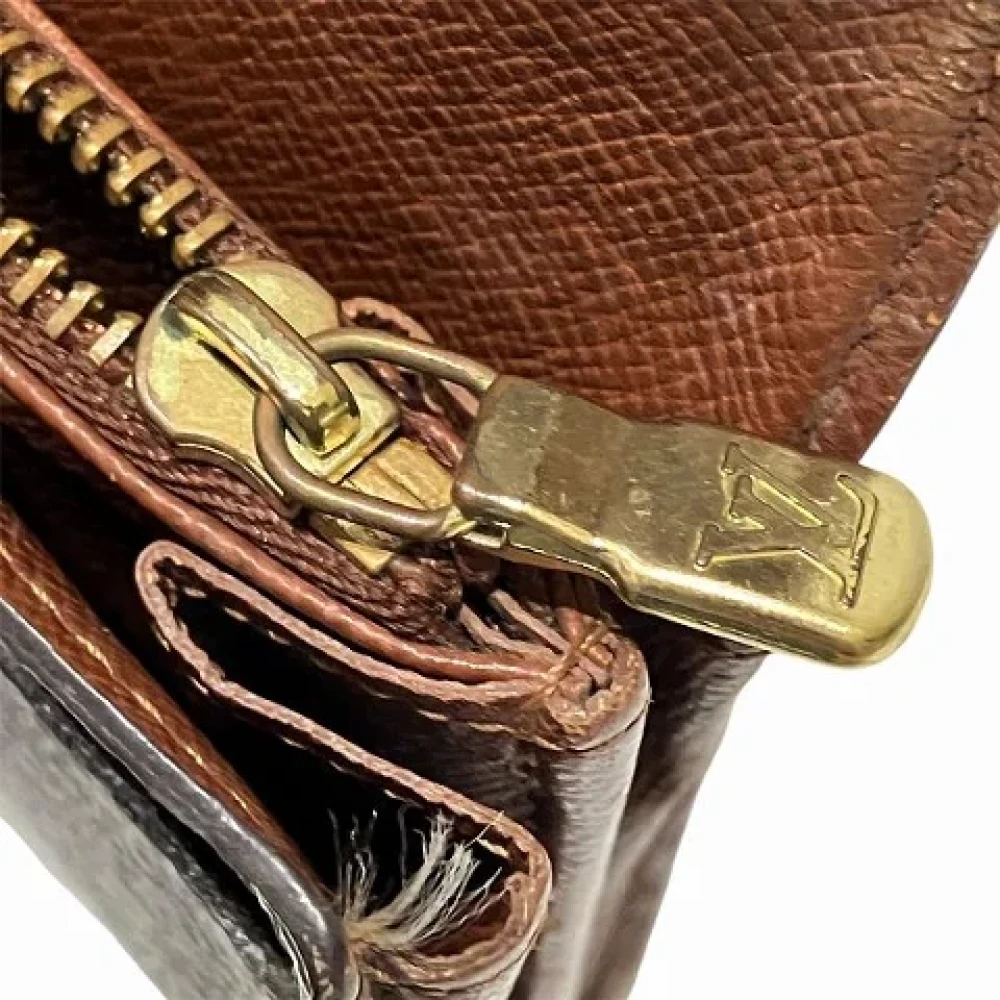 Louis Vuitton Vintage Pre-owned Canvas wallets Brown Dames