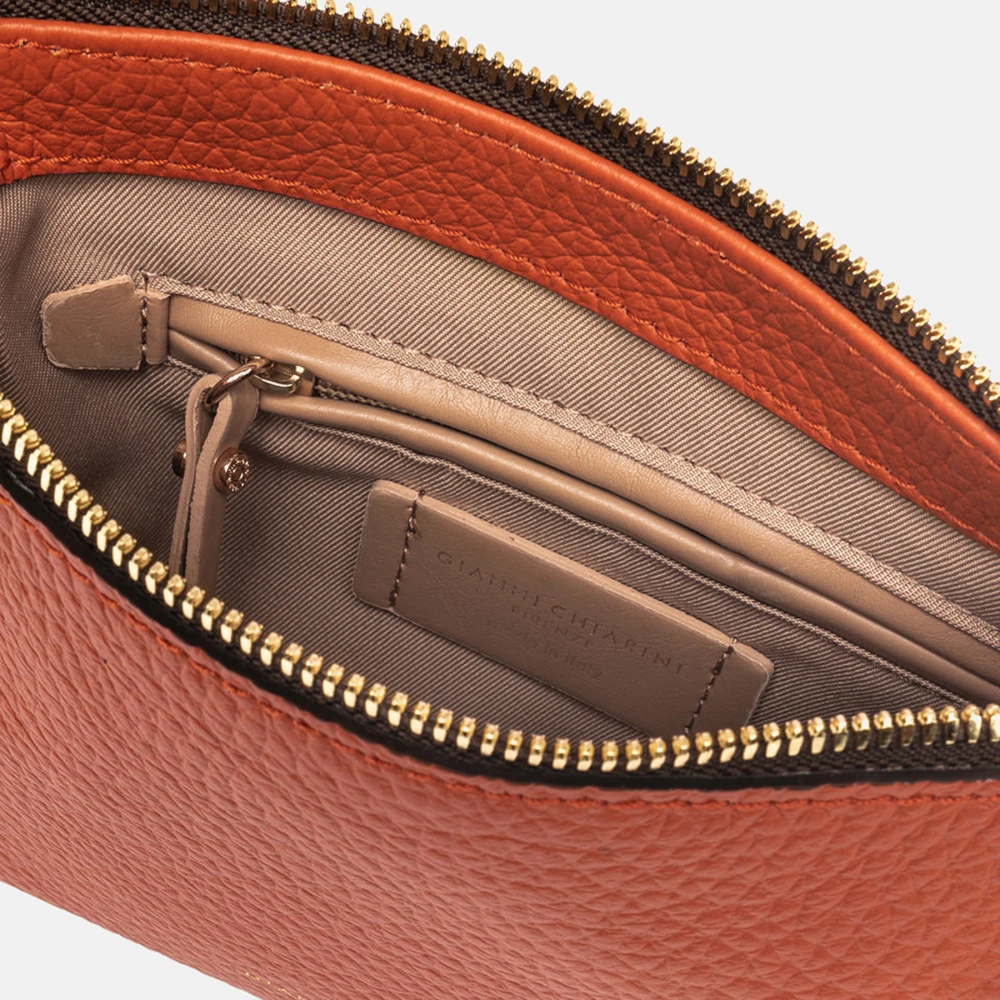 Gianni Chiarini Brooke Leren Tas Orange Dames