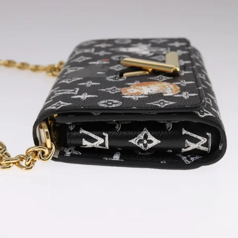 Louis Vuitton Vintage Pre-owned Canvas wallets Black Dames