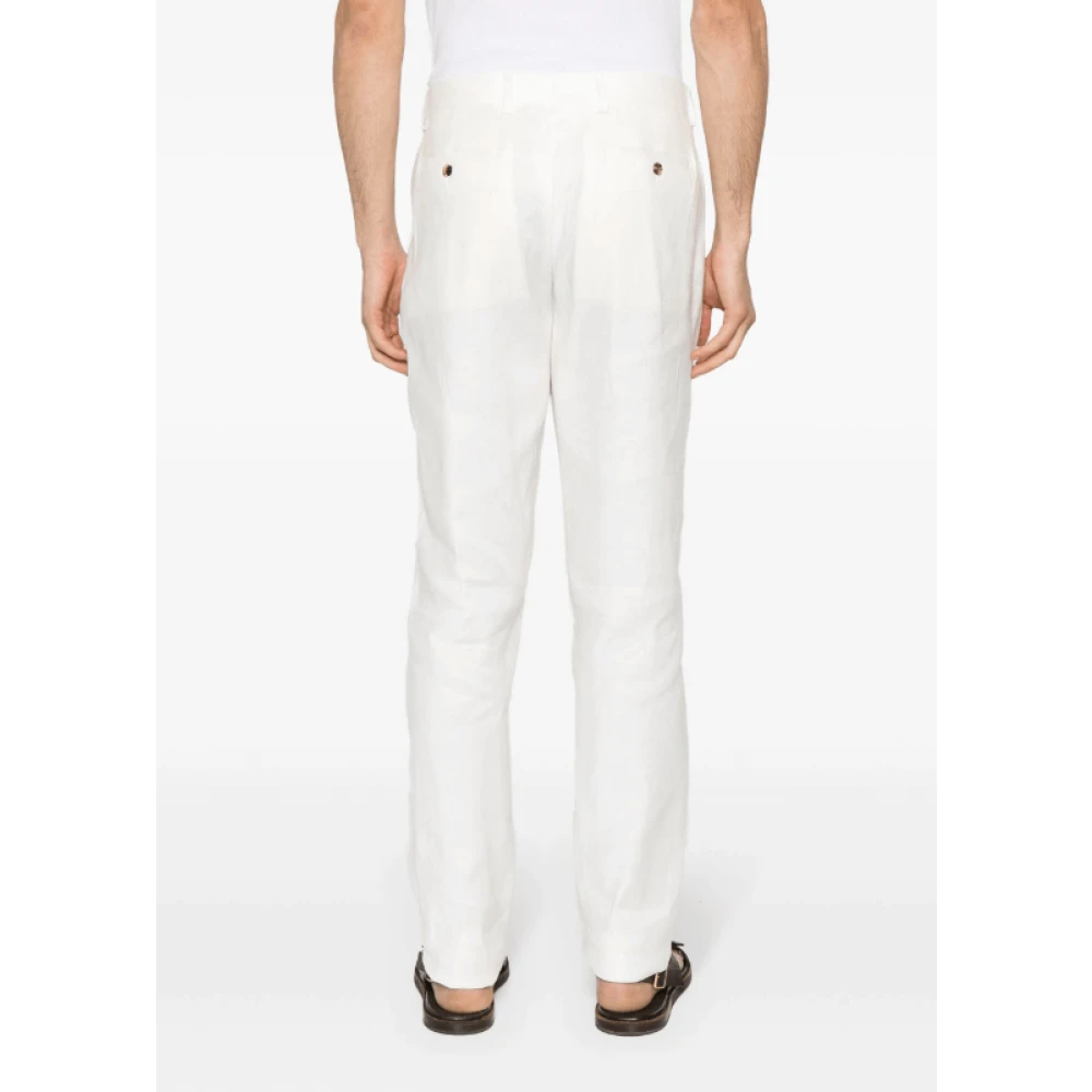 Lardini Straight Trousers White Heren