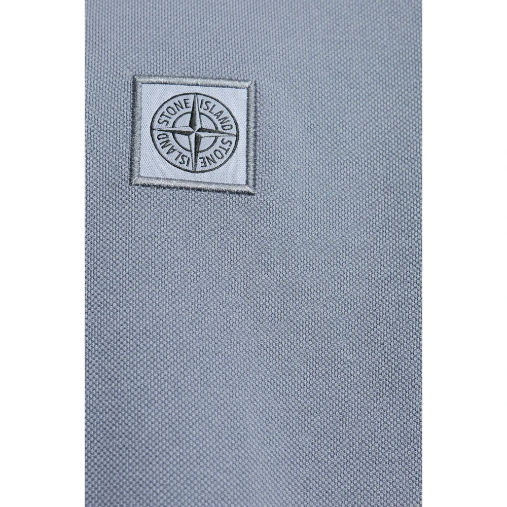 Stone Island Polo met logo Gray Heren