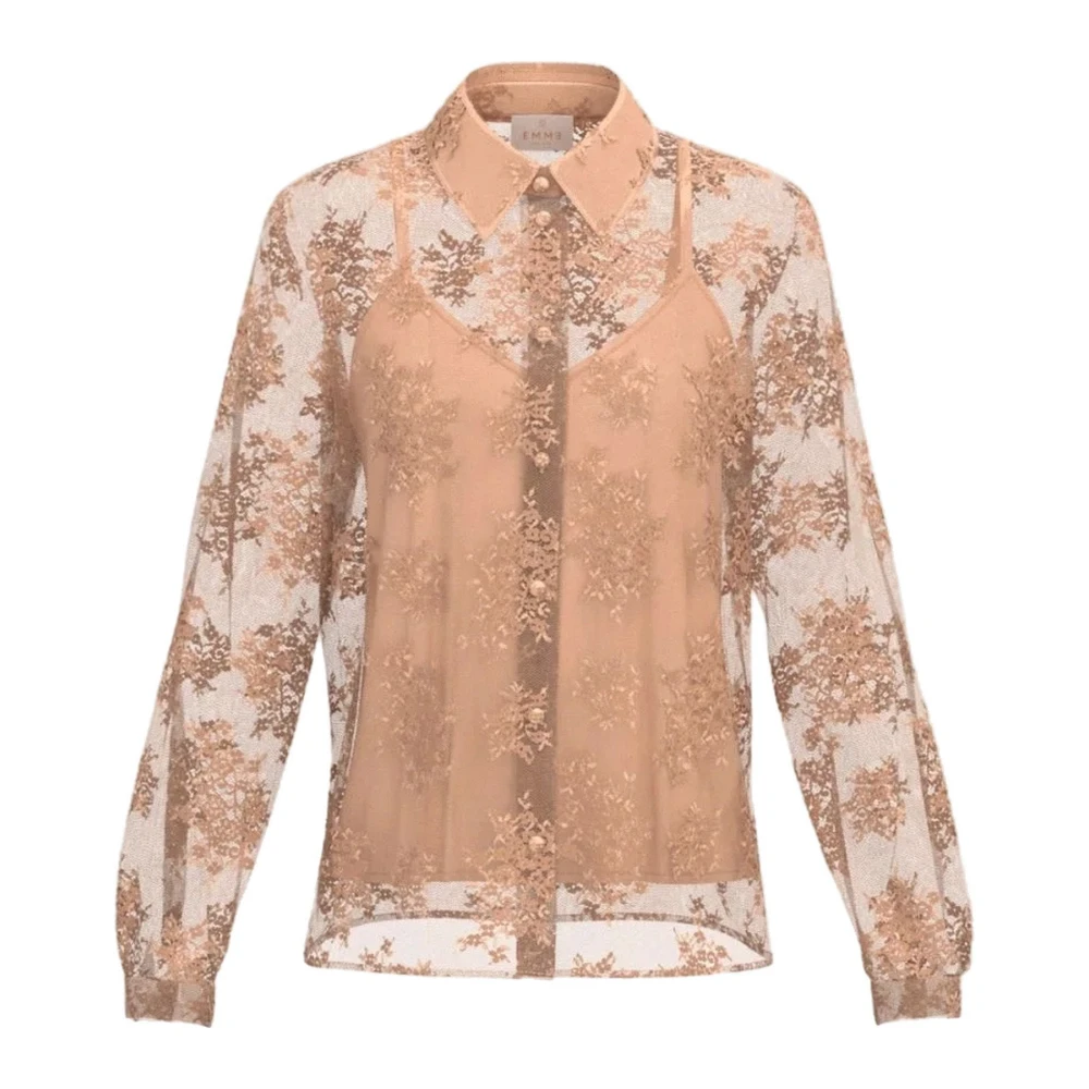 Emme Di Marella Damen Beige Blusen & Hemden, Sgröße: