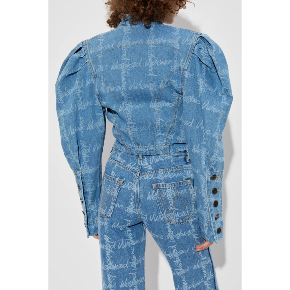 Vivienne Westwood Denim jas Blue Dames