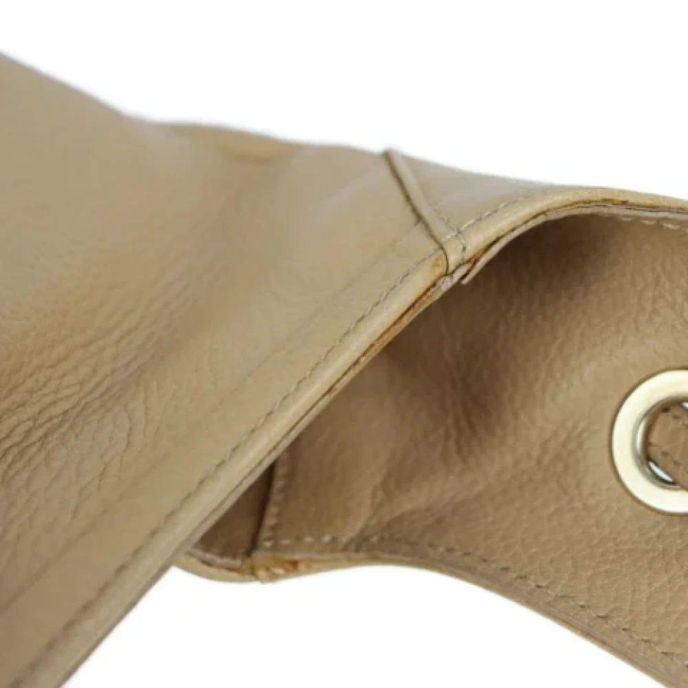 Jimmy Choo Pre-owned Fabric shoulder-bags Beige Dames