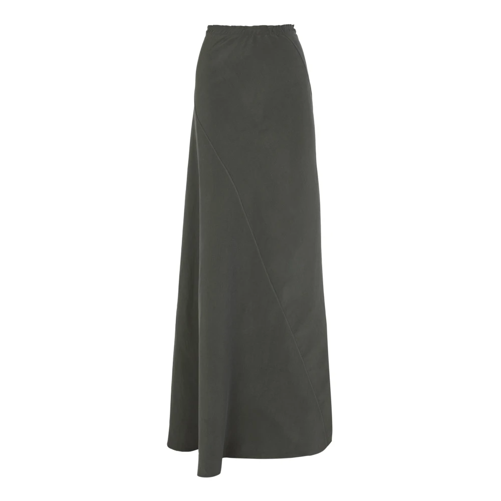 Cortana Green Mona- Linen And Silk Skirt Ocean - Female - Maxi Skirts - L - Skirts