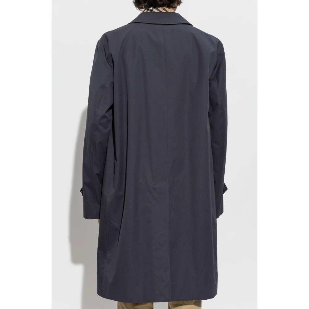 Burberry Katoenen jas Blue Heren