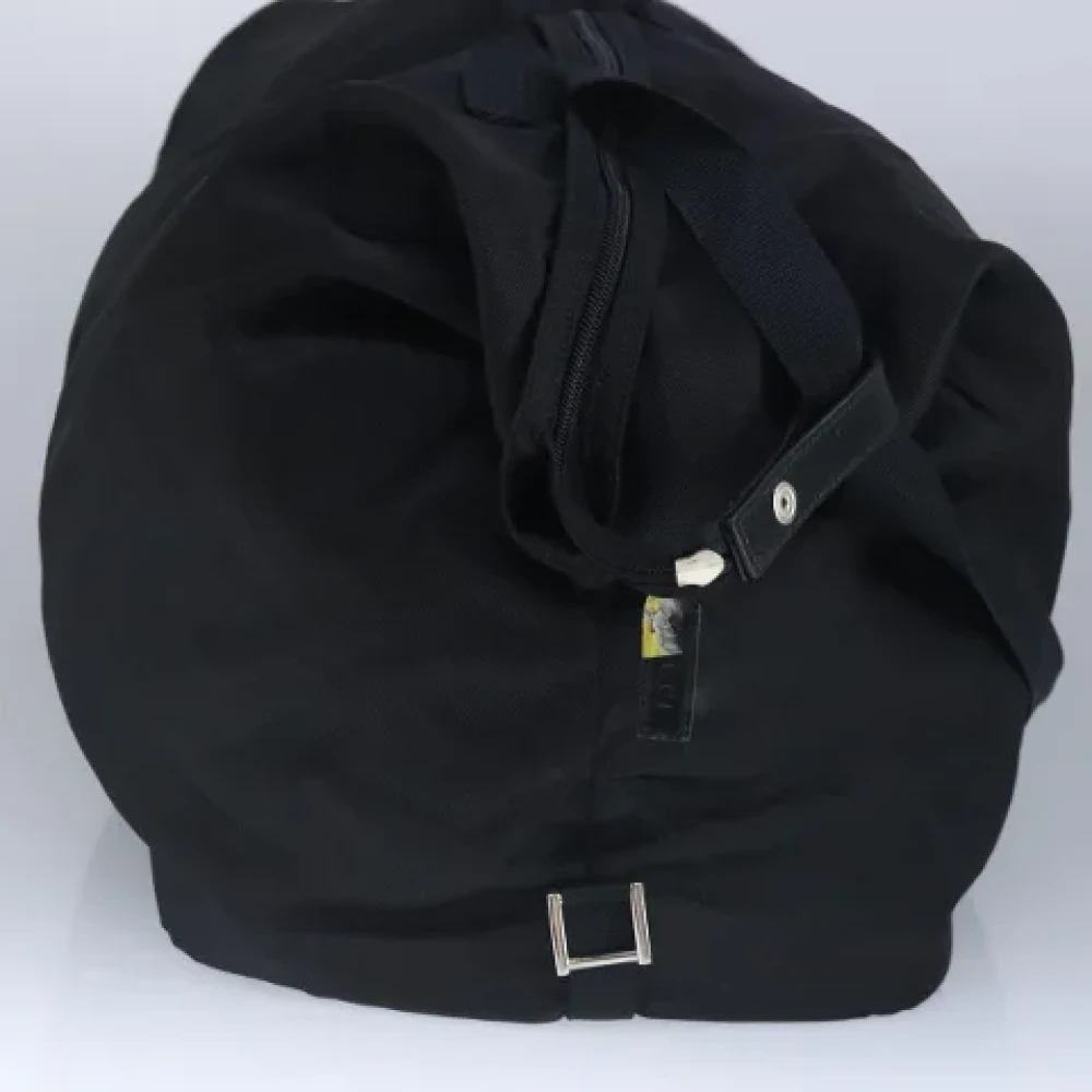 Gucci Vintage Pre-owned Nylon travel-bags Black Dames
