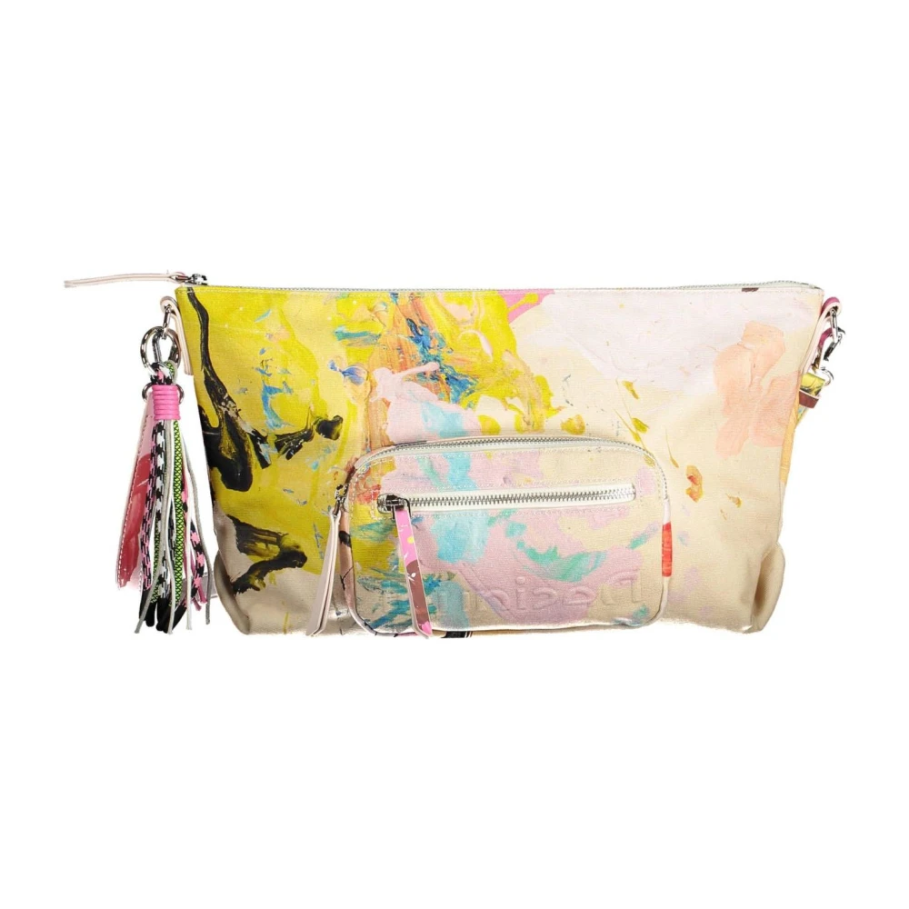 Desigual Women's Multicolor Shoulder Bags, One Size, Chic Shoulder Bag With Contrasting Details