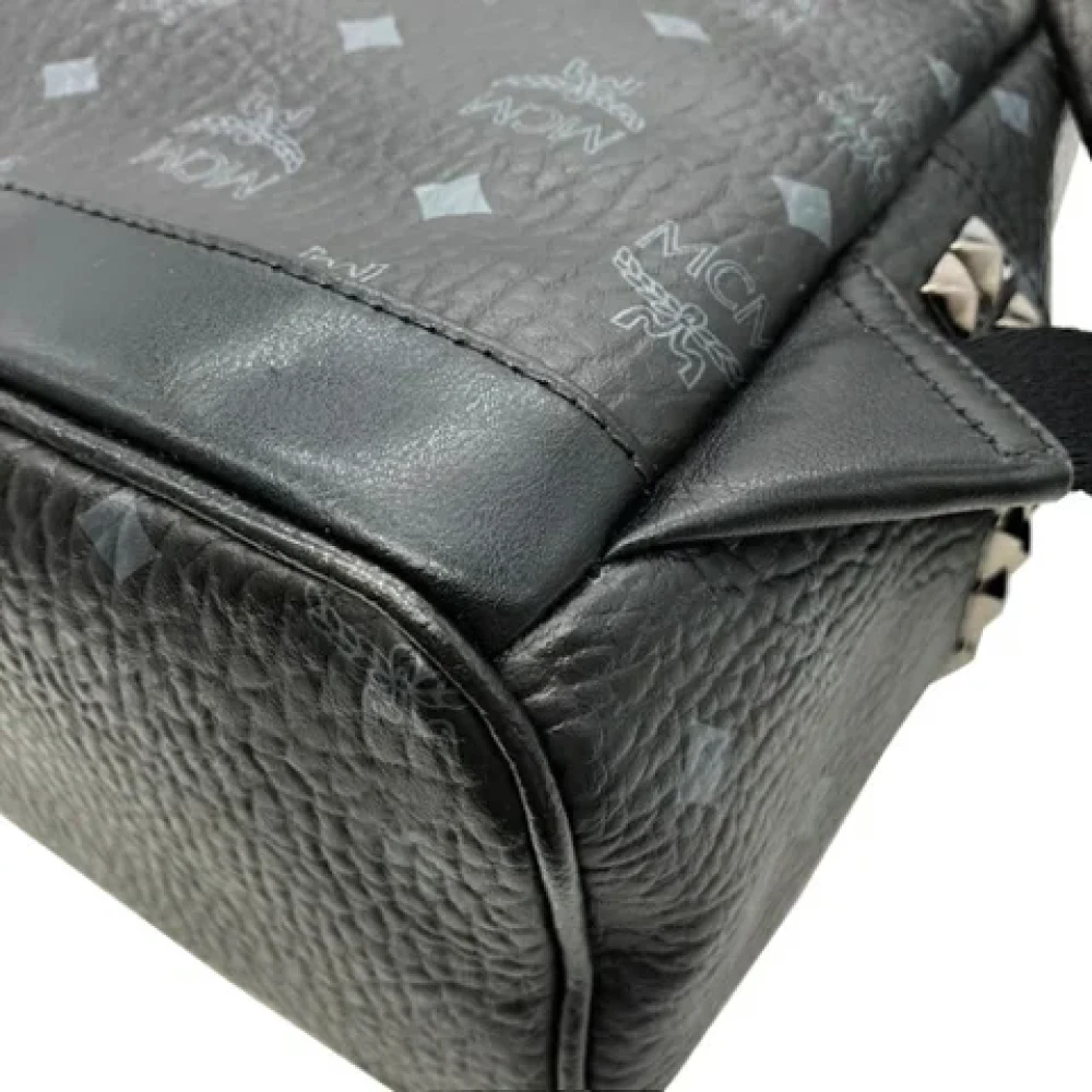 MCM Pre-owned Leather shoulder-bags Black Dames
