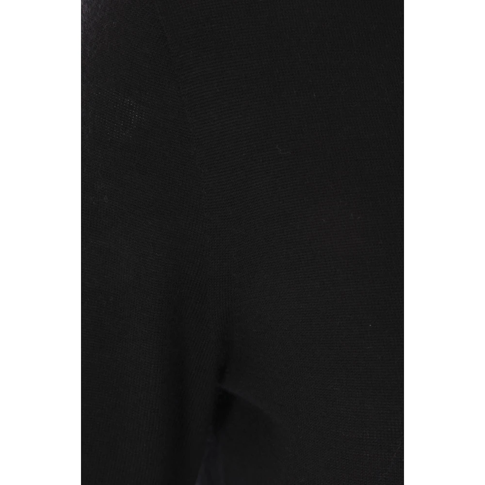Max Mara Zwarte Cashmere V-Hals Trui Black Dames