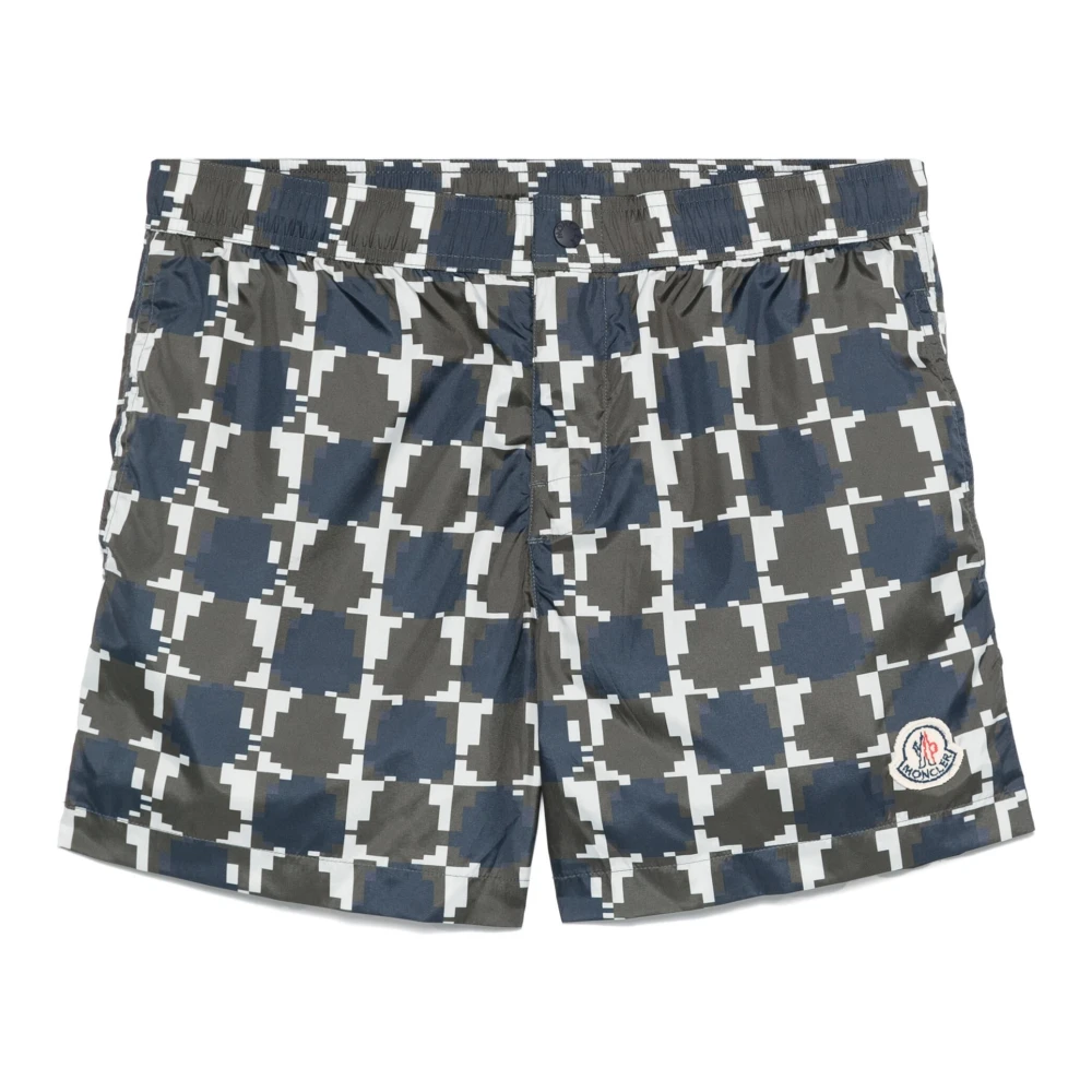 Moncler Stijlvolle Boxer Mare Zwembroek Multicolor Heren