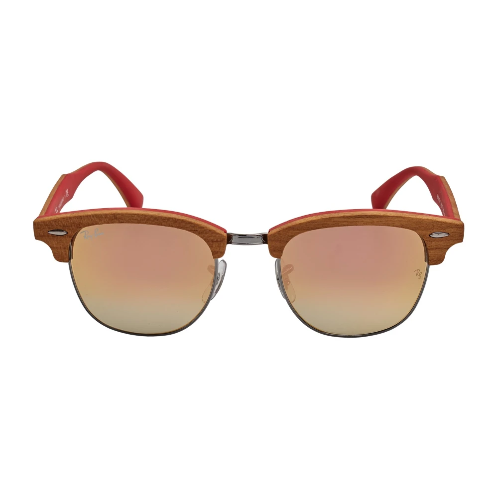Ray-Ban Multicolor Clubmaster Wood Sunglasses - Male - Sunglasses - One Size - Accessories