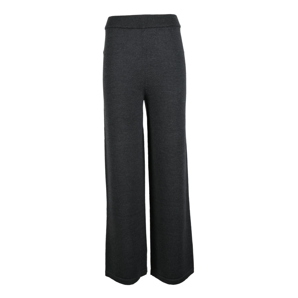 Max Mara Vrije tijd Wollen Broek Gray Dames