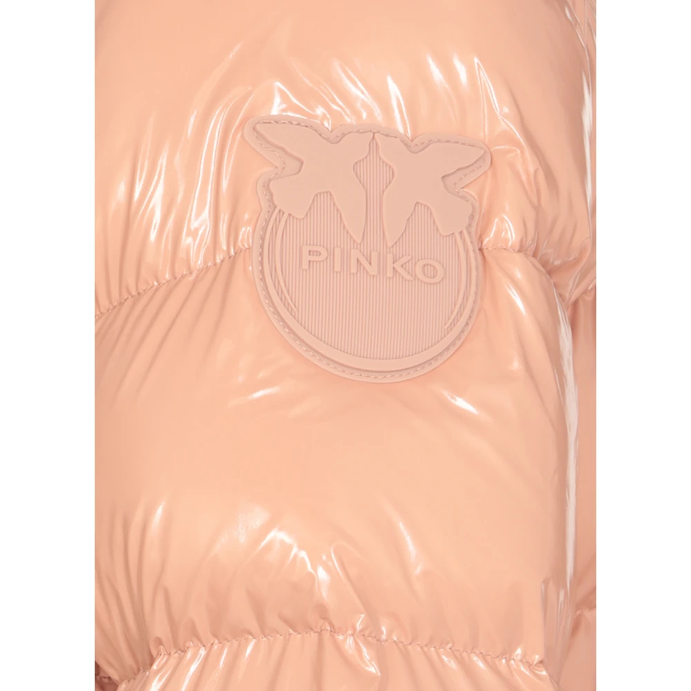 pinko Gewatteerde jas met gepolijst effect Pink Dames