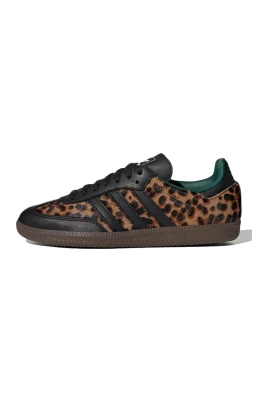 Samba OG Svart Grön Leopard Sneakers