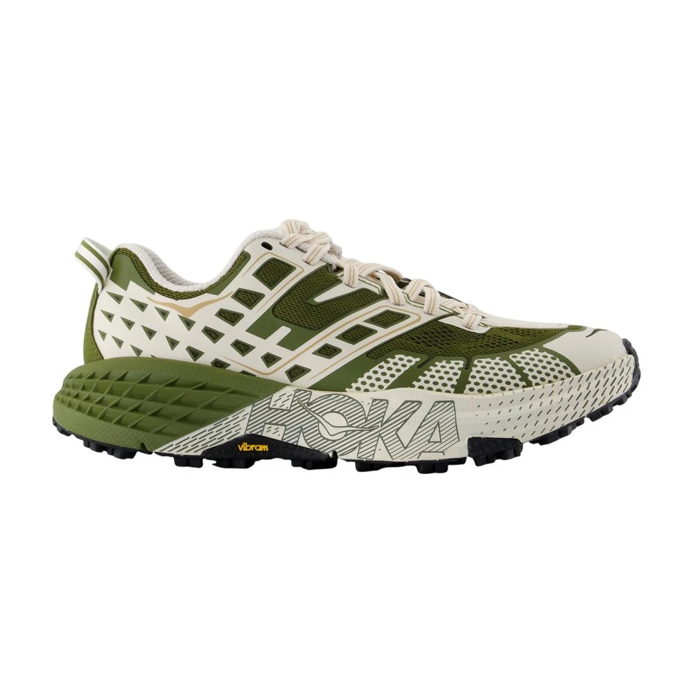 Hoka One One Green Running Shoes, Female, 4 Uk, U Speedgoat 2 Trainers