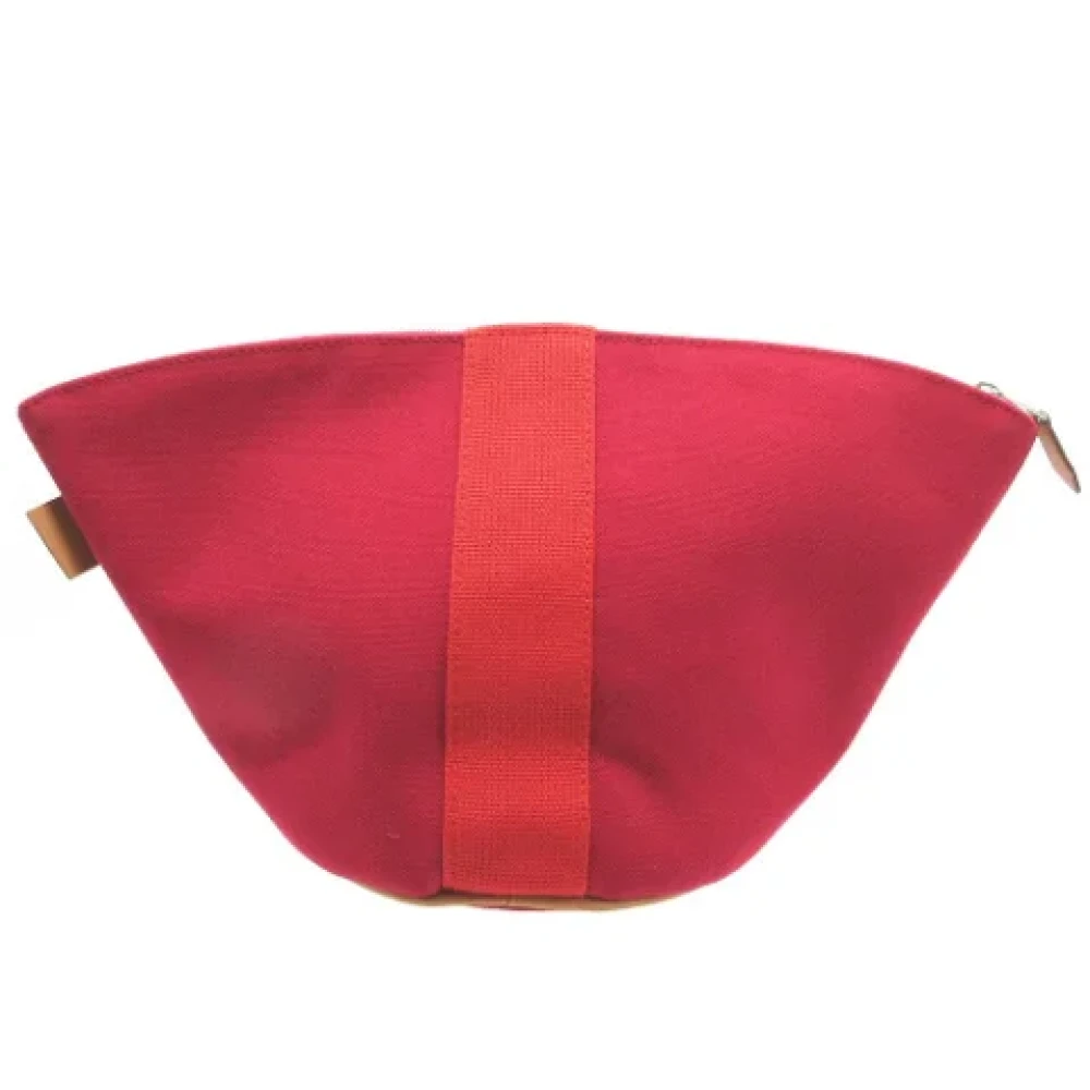 Hermès Vintage Pre-owned Fabric pouches Red Dames