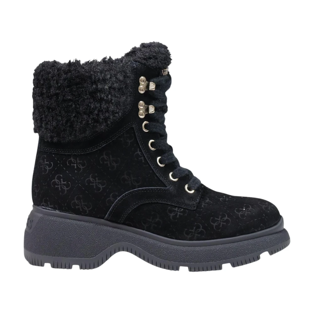 Guess Donna Nero - Vikki Lace-Up Stivali - Shoes - 40 Eu