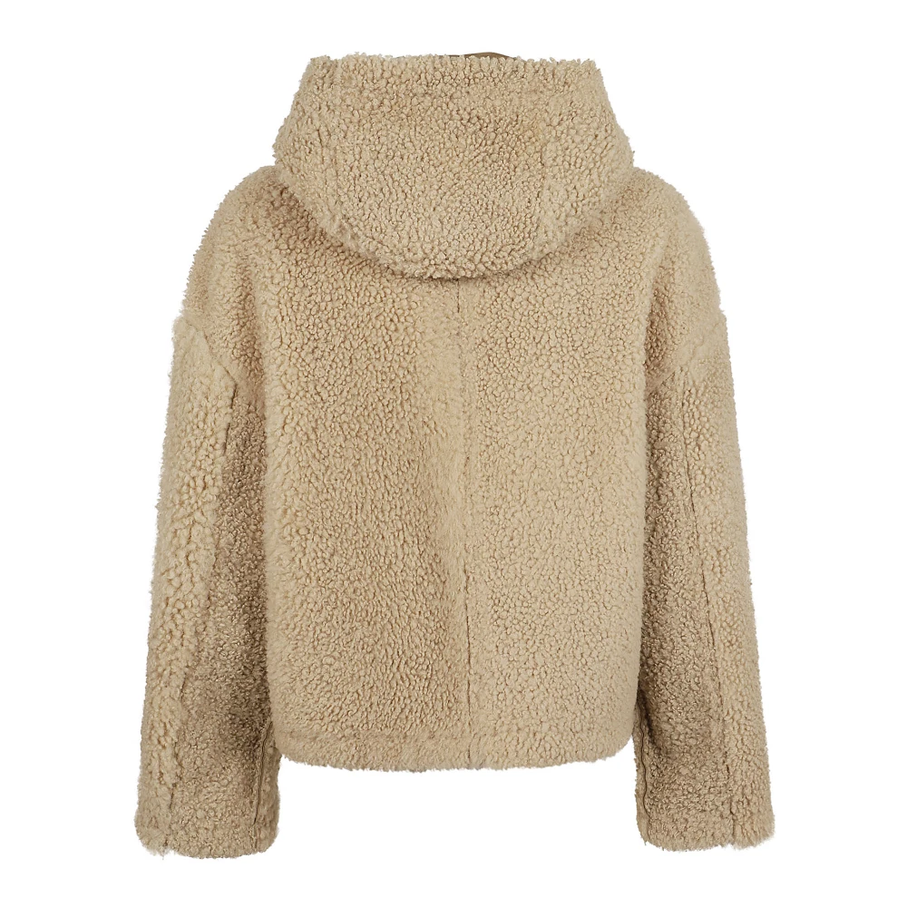 Salvatore Santoro Nude Neutrals Leren Jas Aw24 Beige Dames