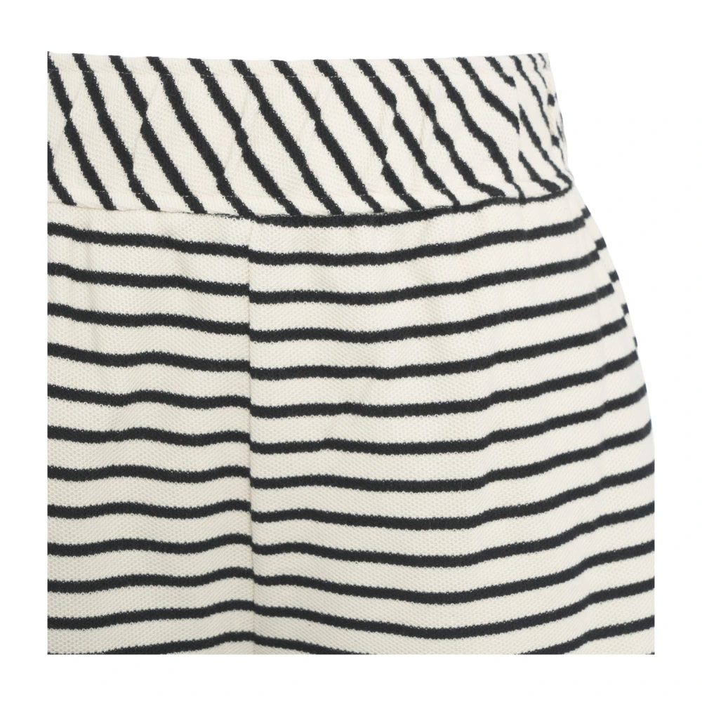 8pm Witte Gestreepte Shorts voor Vrouwen White Dames