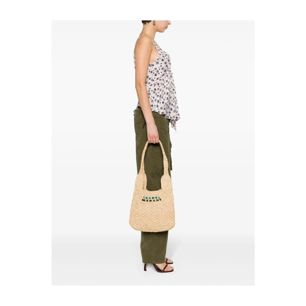 Isabel marant Kleine Praia Schoudertas Bruin Brown Dames