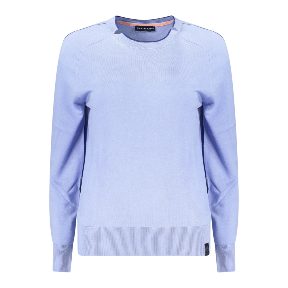 North Sails Blue Round-Neck Knitwear, Female, M, Round-Neck Knitwear