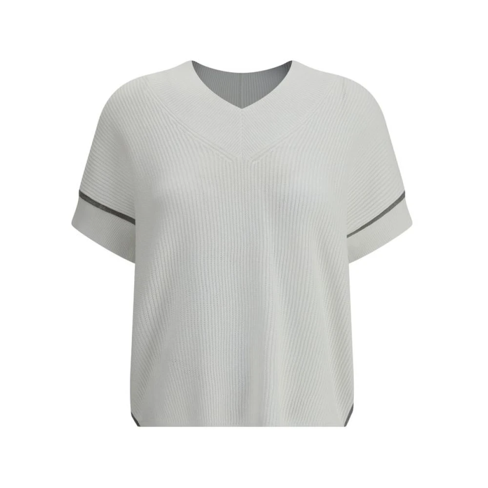 Knitwear > V-neck Knitwear - - Brunello Cucinelli - Modalova