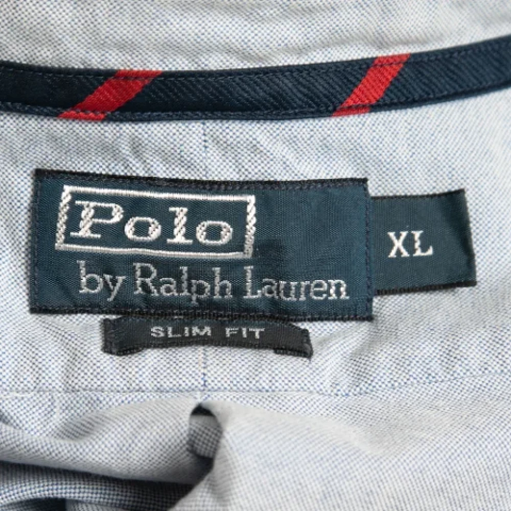 Ralph Lauren Pre-owned Cotton tops Blue Heren
