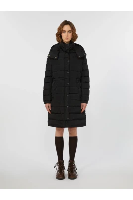Nylon dunjacka med fjäderfyllning