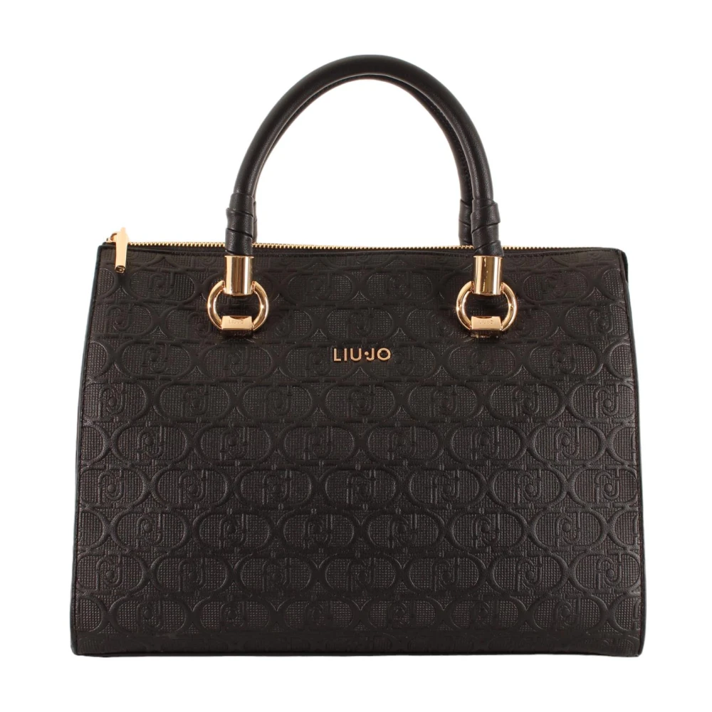 Liu Jo Zwarte Satchel Tas met Afneembare Band Black Dames