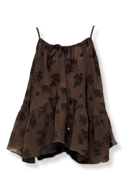 Leaf Vest Blouse