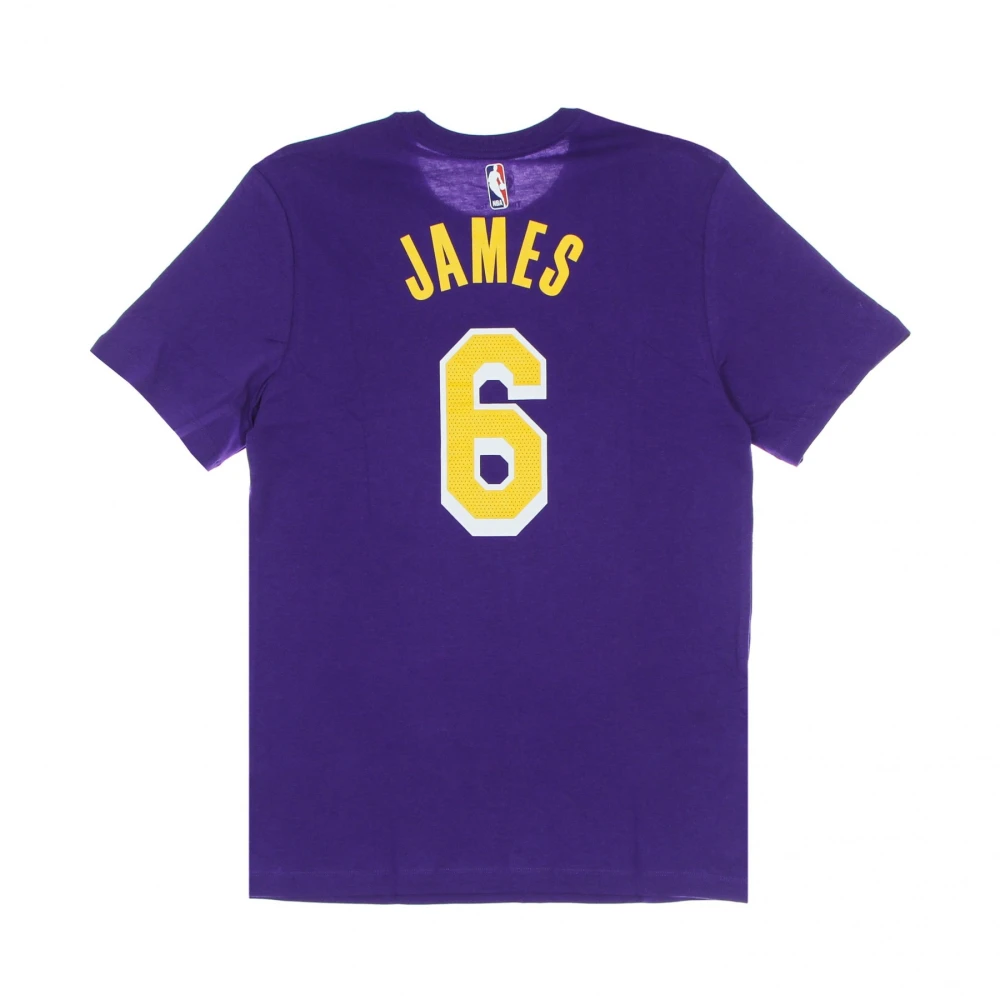 Nike LeBron James NBA Tee Purple Heren