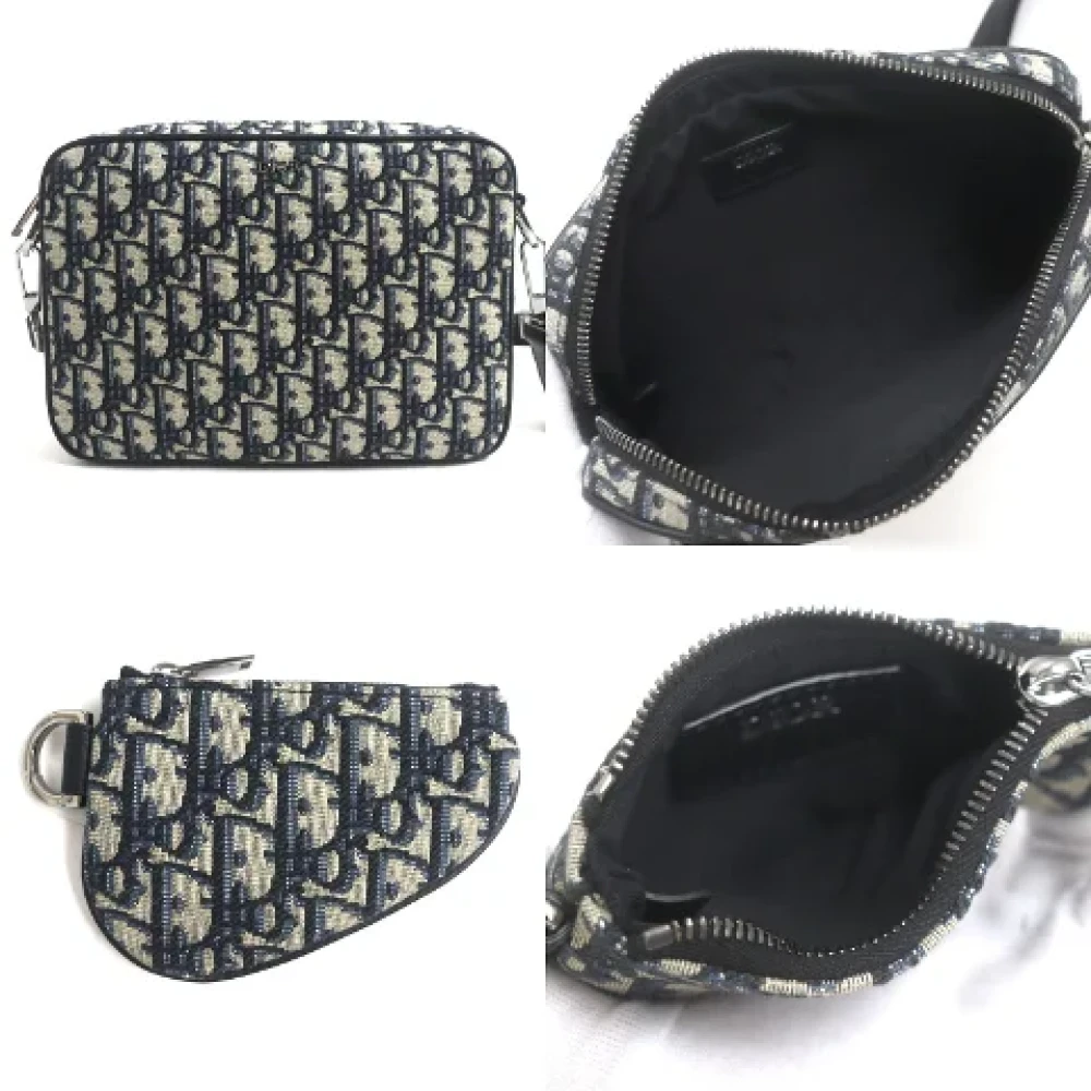 Dior Vintage Pre-owned Canvas dior-bags Blue Dames