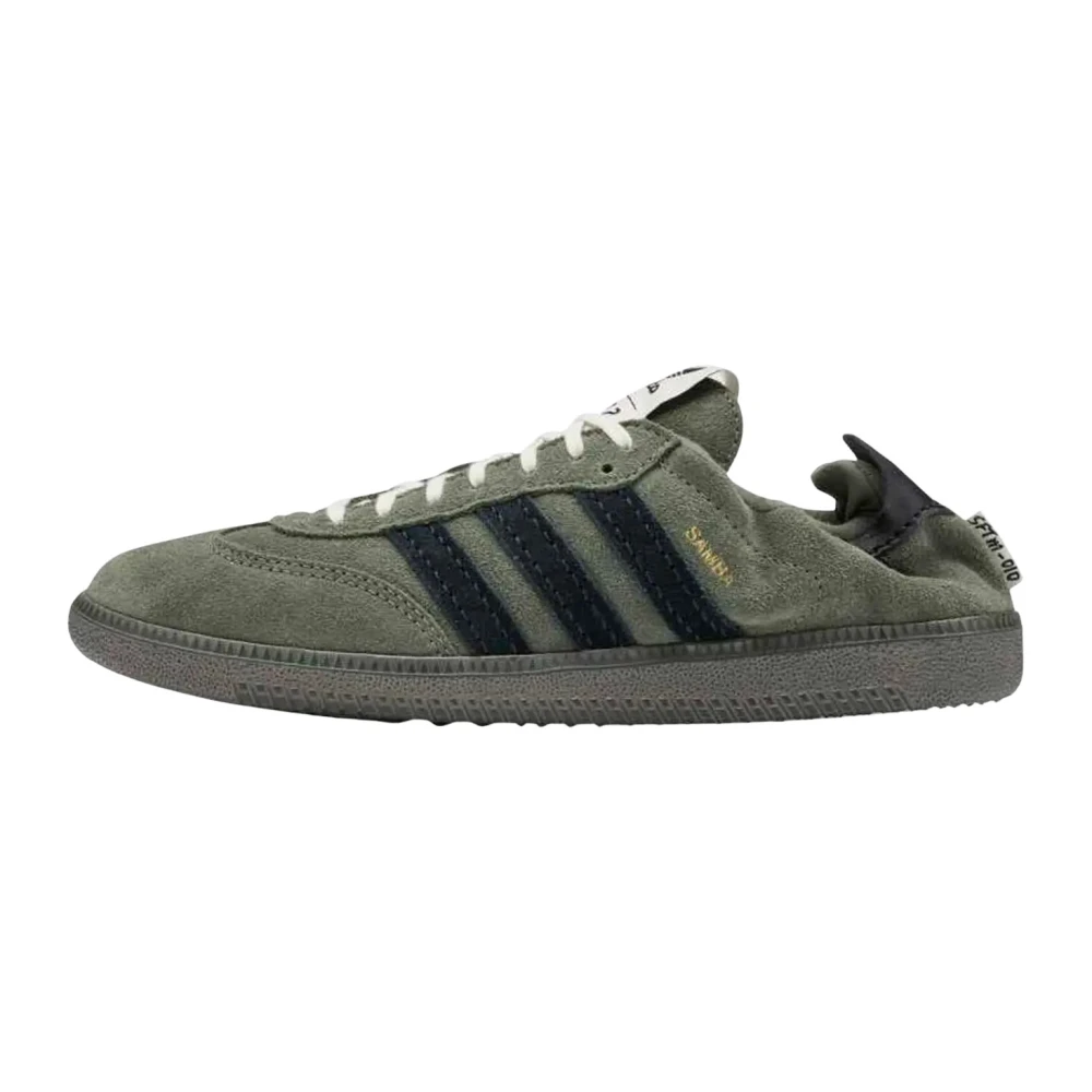 ADIDAS X SONG FOR THE MUTE - Sneakers basse Samba in pelle di vitello verde oliva - Uomo - Taglia 6+ - Immagine 4