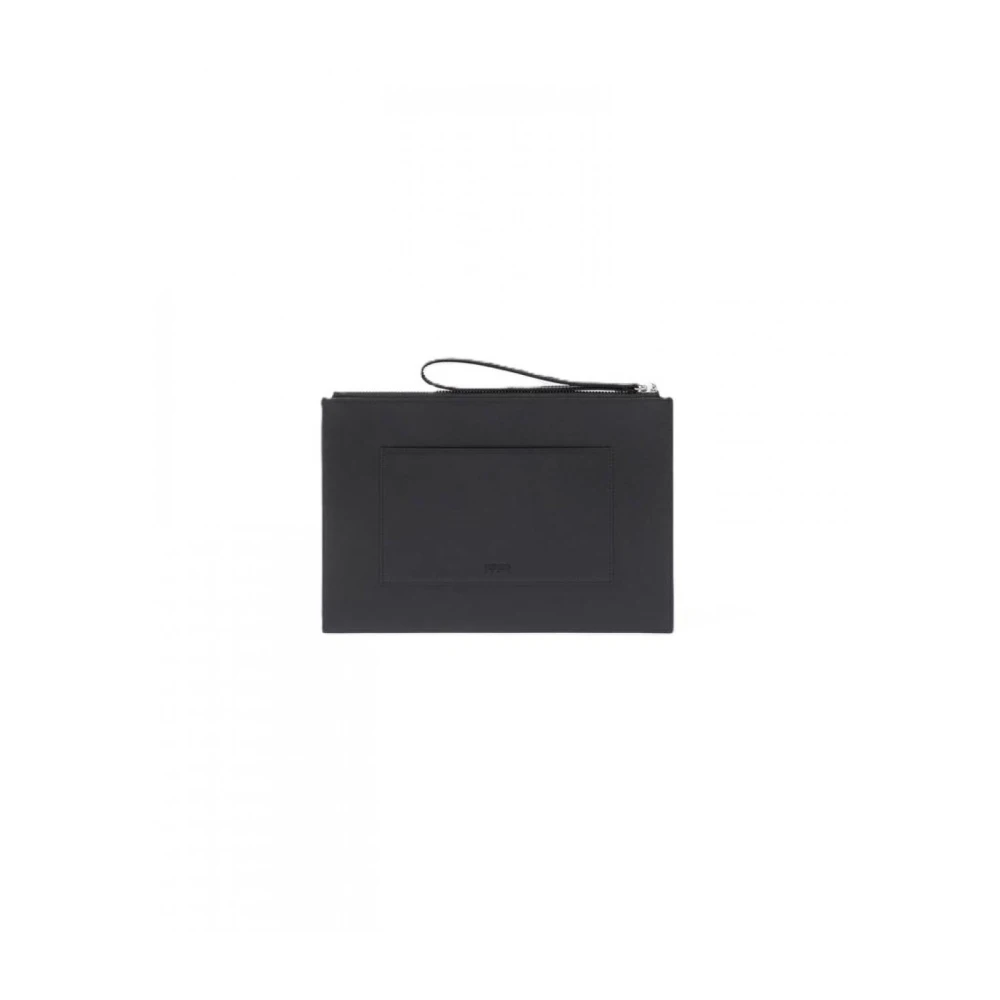 Kenzo Leren tassen Black Heren