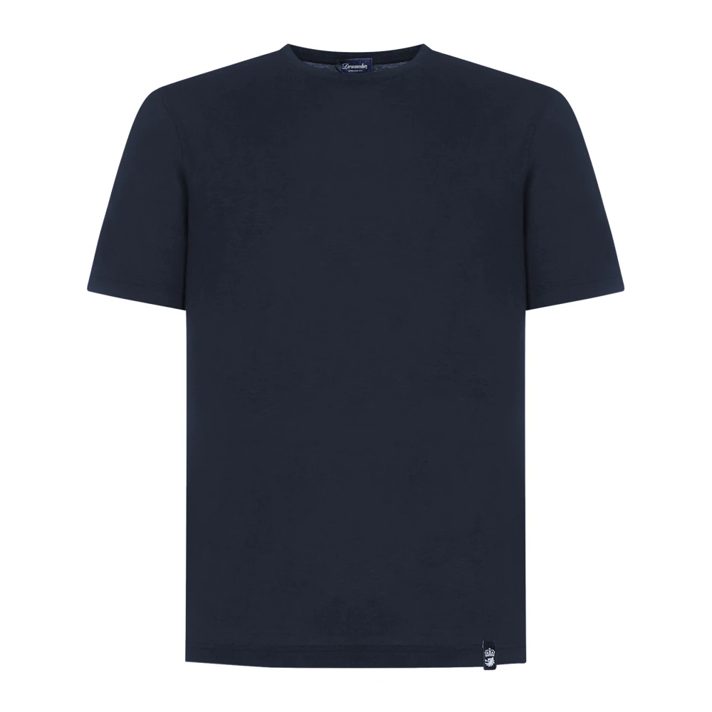 Drumohr Casual T-Shirt Collectie Blue Heren
