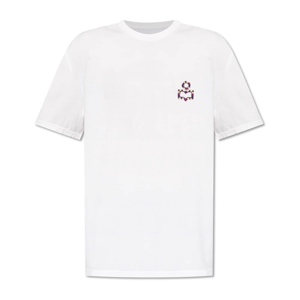 Isabel marant T-shirt 'Hugo' White Heren