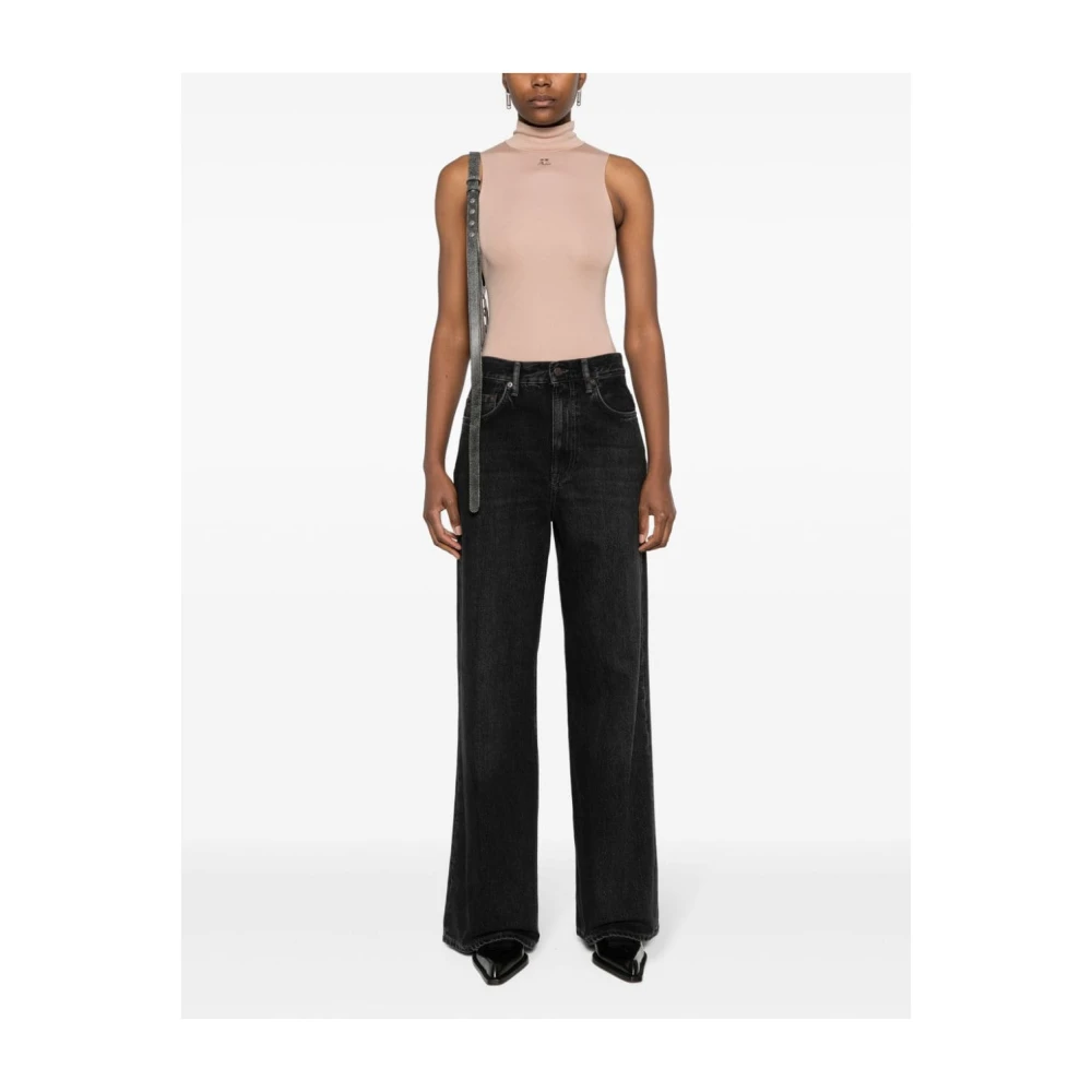 Acne Studios Comfortabele Spijkerbroek Black Dames