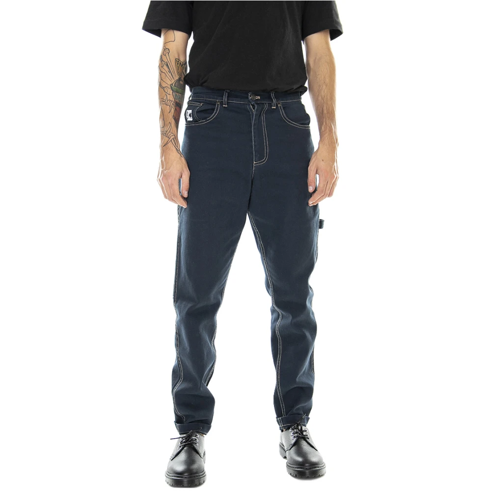Karl Kani Trousers Blue Heren
