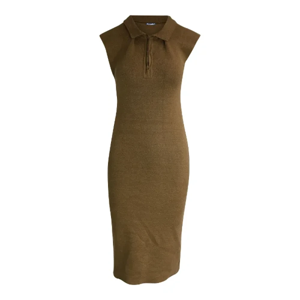 Jacquemus Pre-owned Fabric dresses Brown Dames
