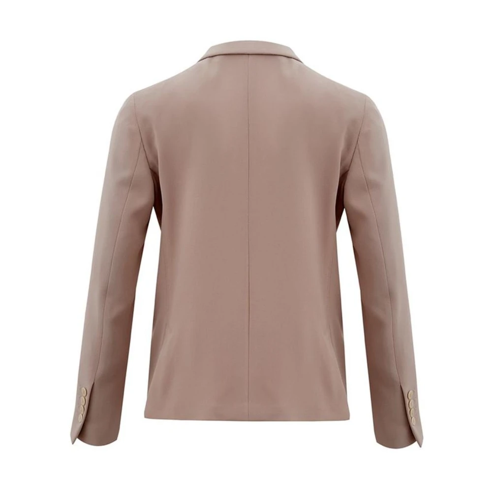 Lardini Grijze Elegant Polyester Jas Vrouwen Pink Dames