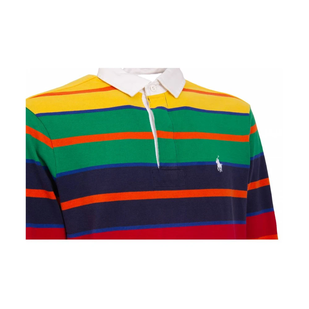 Polo Ralph Lauren Lange Mouw Rugbyshirt Multicolor Heren