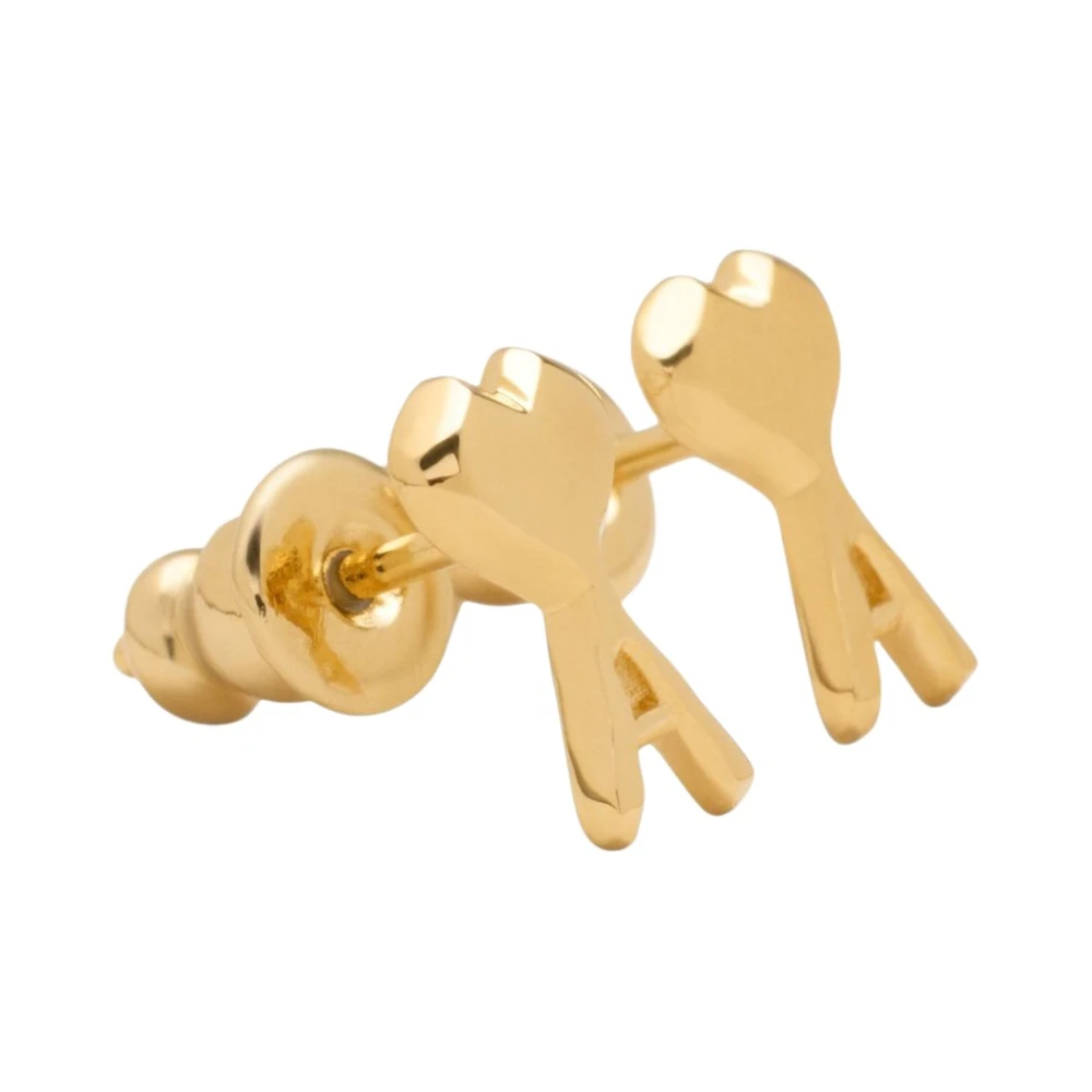 Ami Paris Donna Giallo Ami De Coeur Earrings